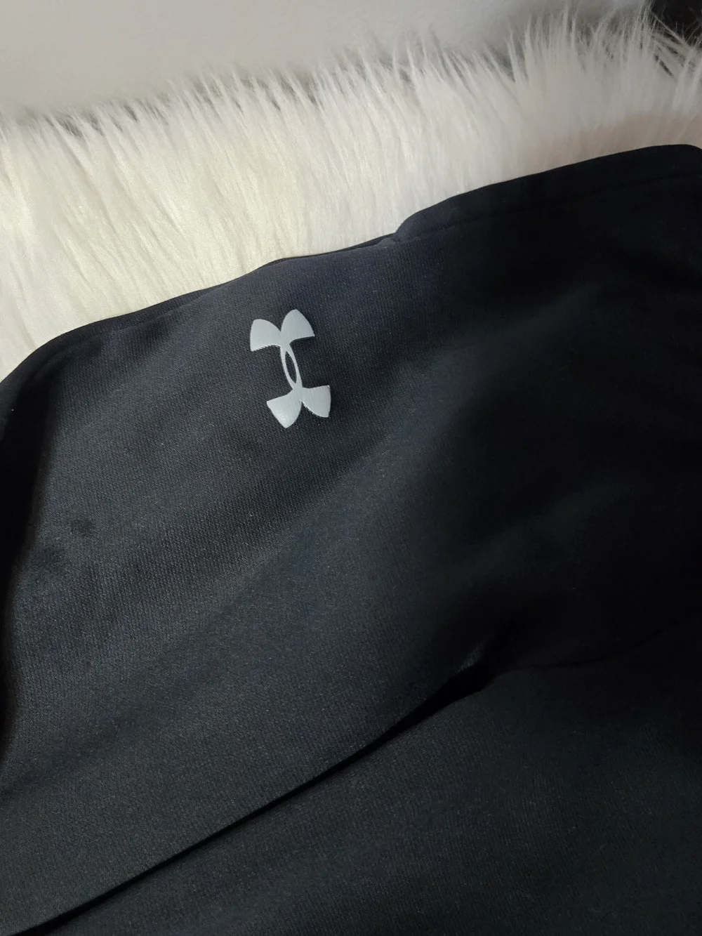 Under Armour Black Joggers with Gray Logo Accent